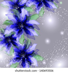 Abstract floral background