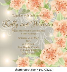 Abstract floral background