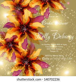 Abstract floral background