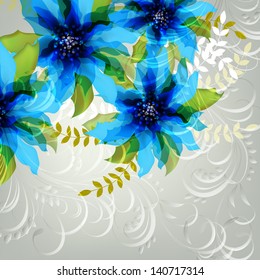 Abstract floral background