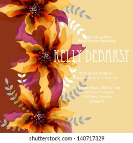 Abstract floral background
