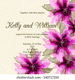 Abstract floral background