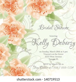 Abstract floral background