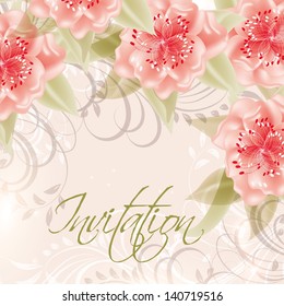 Abstract floral background