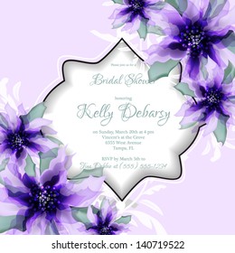 Abstract floral background