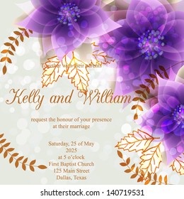 Abstract floral background