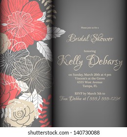 Abstract floral background