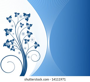 Abstrakter floraler Hintergrund