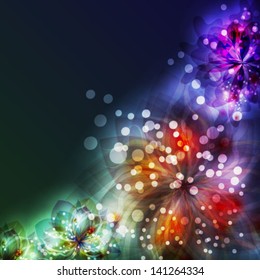 abstract floral background