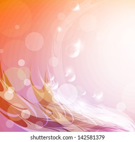 Abstract floral background