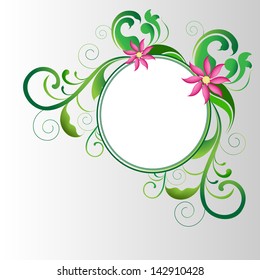 Abstract floral background.