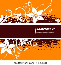 Abstract floral background