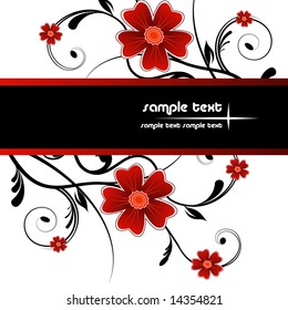 Abstract floral background