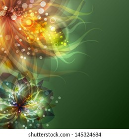 abstract floral background