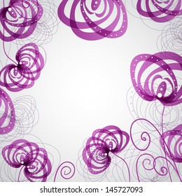 Abstract floral background