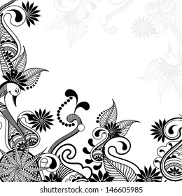 Abstract floral background.