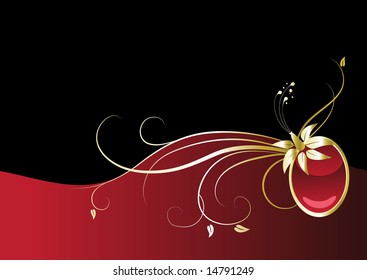 abstract floral background