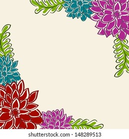 Abstract floral background. 