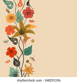 Abstrakter floraler Hintergrund.