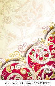 Abstract Floral Background