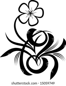 Abstract floral background