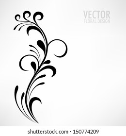 Abstract floral background. 