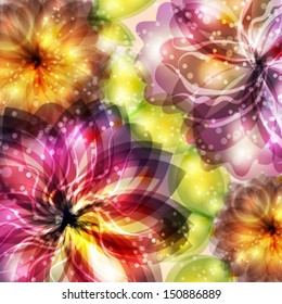 abstract floral background