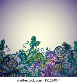 Abstract floral background