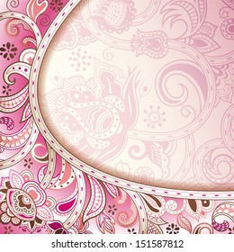 Abstract Floral Background