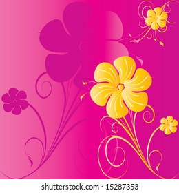abstract floral background