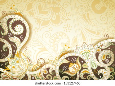 Abstract Floral Background