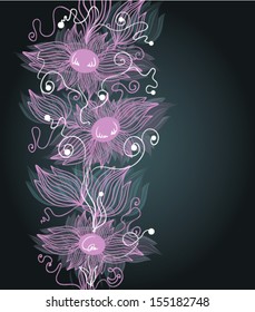 Abstract floral background
