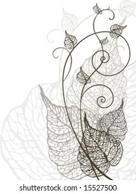 Abstract floral background