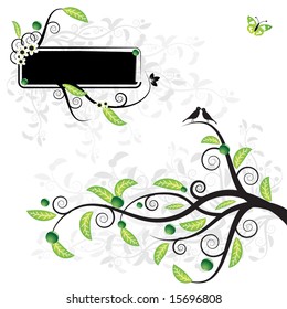 Abstract floral background