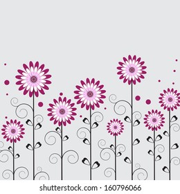 Abstract floral background. 
