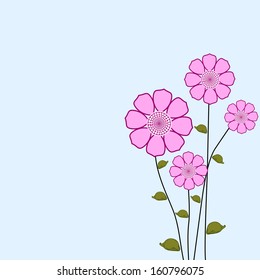 Abstract floral background. 