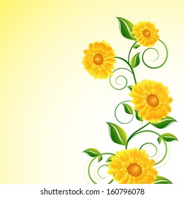 Abstract floral background. 
