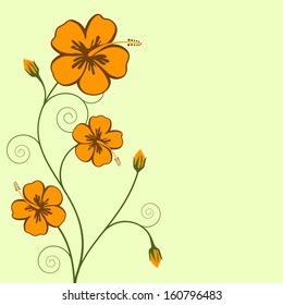 Abstract floral background. 