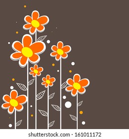 Abstract floral background. 
