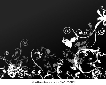 Abstract floral background