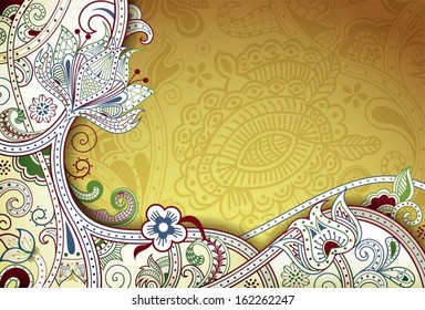 Abstract Floral Background