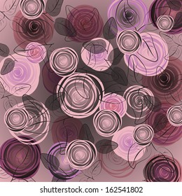 Abstract floral background. 