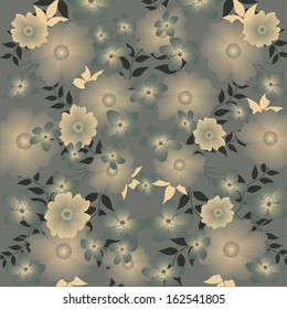 Abstract floral background. 