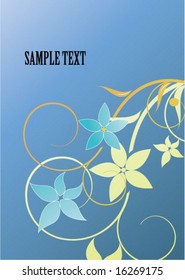 Abstract floral background