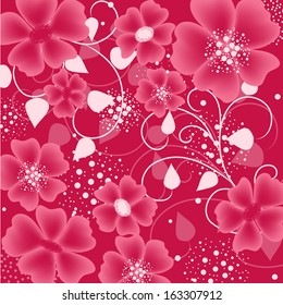 Abstract floral background.