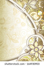 Abstract Floral Background