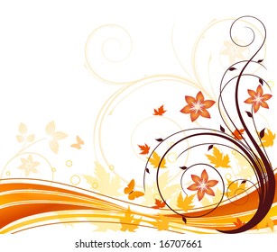 abstrakter floraler Hintergrund