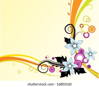 abstract floral background