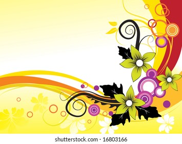 abstract floral background