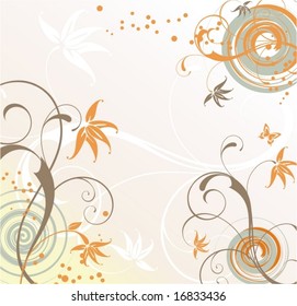 abstract floral background